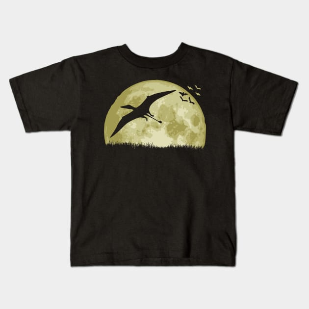 Pterodactyl Kids T-Shirt by Nerd_art